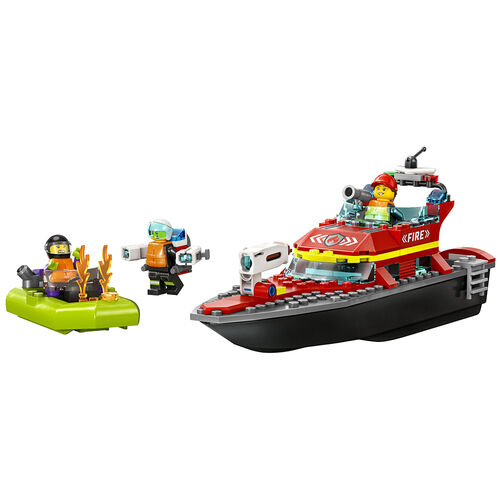 Lego City Fire Rescue Boat