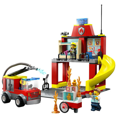 LEGO CITY - PARQUE DE BOMBEROS Y CAMIÓN DE BOMBEROS
