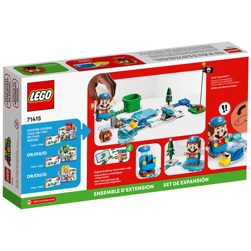 LEGO SUPER MARIO - SET DE EXPANSIÓN: TRAJE DE MARIO DE HIELO Y MUNDO HELADO