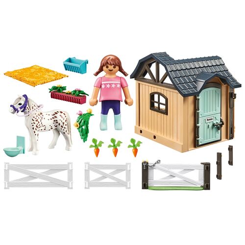 PLAYMOBIL - EXTENSIÓN DEL ESTABLO DE CABALLOS
