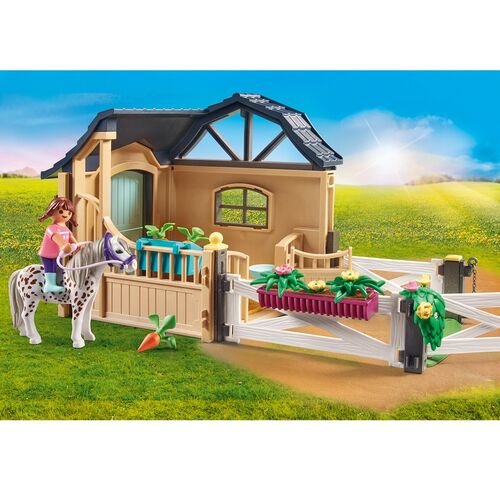 PLAYMOBIL - EXTENSIÓN DEL ESTABLO DE CABALLOS
