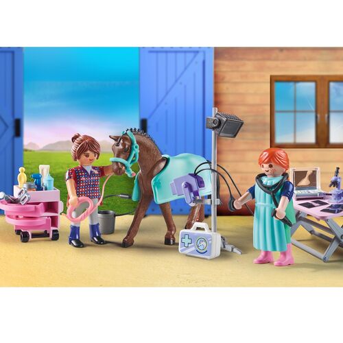 PLAYMOBIL - VETERINARIA DE CABALLOS