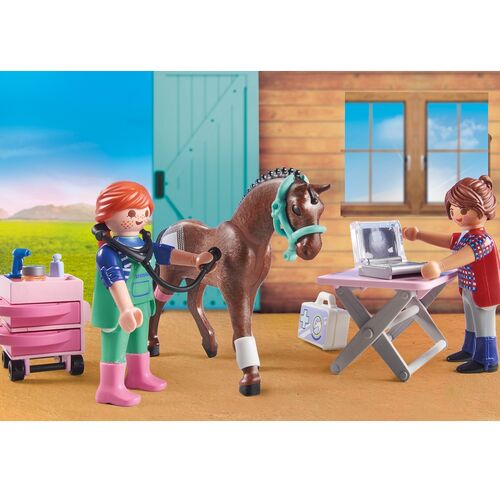 PLAYMOBIL - VETERINARIA DE CABALLOS