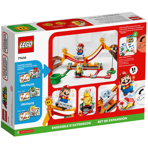 LEGO SUPER MARIO - SET DE EXPANSIÓN: GRAN OLA DE LAVA