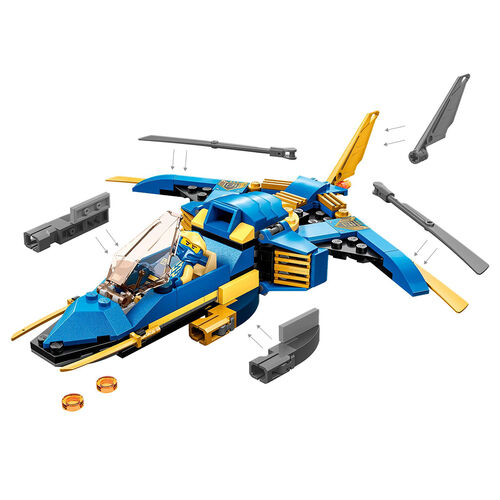 LEGO NINJAGO - JET DEL RAYO EVO DE JAY