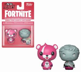 Pint Size Heroes 2-Pack: Fortnite - Figuras Cuddle Team Leader & Love Ranger