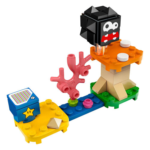 Lego Super Mario Set de Expansión: Fuzzy y Plataforma Champiñón