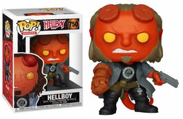 FK39079 Hellboy Funko Pop! Comics - Figura Hellboy with BPRD Tee