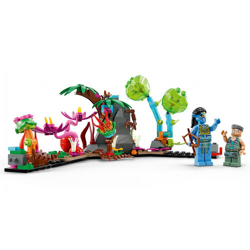 Lego Avatar Neytiri y thanator vs. Quaritch con Armadura AMP