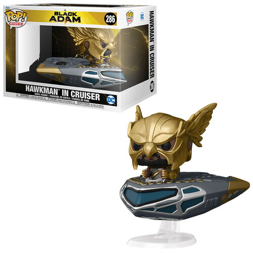 FUNKO POP! RIDES BLACK ADAM - HAWKMAN EN CRUCERO