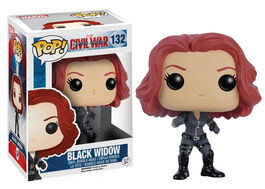 FK7230 Figura Capitán América Civil War POP! Marvel Viuda Negra