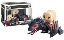 FK7235 Juego de Tronos Pop! Television - Figura Drogon y Daenerys