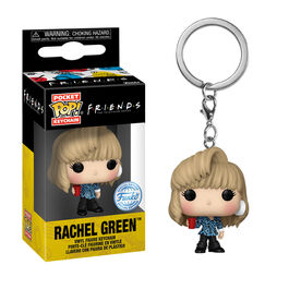 FUNKO POCKET POP! LLAVERO FRIENDS - RACHEL CON PEINADO DE LOS 80