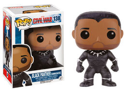 FK7719 Capitán América: Civil War Marvel POP! Figura Black Panther Unmasked