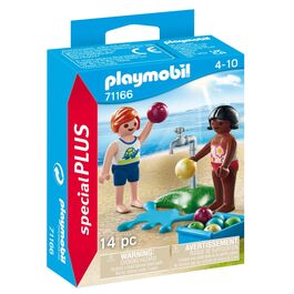 Playmobil Niños con Globos de agua