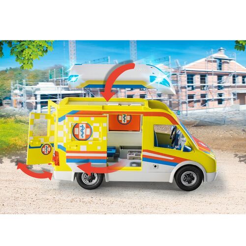 Playmobil Ambulancia con luz y sonido