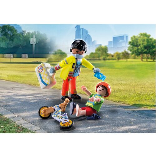 Playmobil Paramédico con paciente