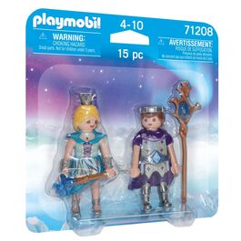 PLAYMOBIL - DUO PACK PRINCESA Y PRÍNCIPE DE HIELO