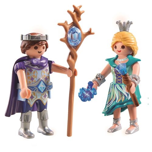 PLAYMOBIL - DUO PACK PRINCESA Y PRÍNCIPE DE HIELO