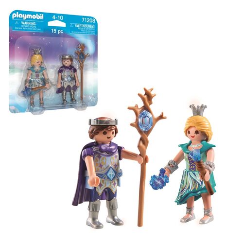 PLAYMOBIL - DUO PACK PRINCESA Y PRÍNCIPE DE HIELO