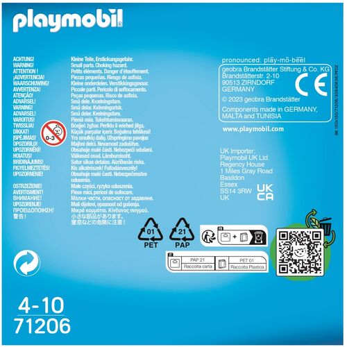 PLAYMOBIL - DUO PACK AVENTURERO Y T-REX