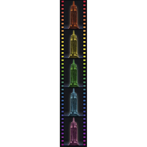 RAVENSBURGER PUZLE 3D EMPIRE STATE BUILDING DE NOCHE 216 PIEZAS