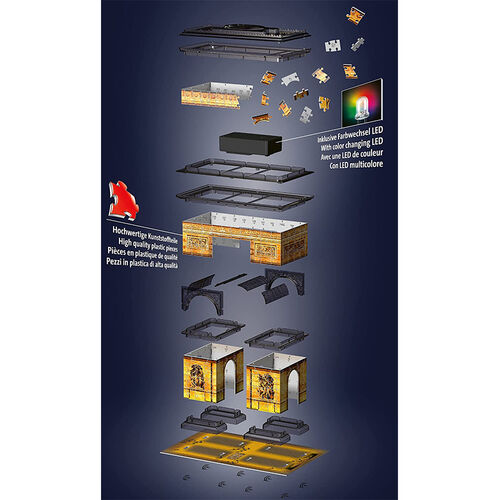 Ravensburger Puzle 3D Arco del Triunfo de Noche 216 Piezas