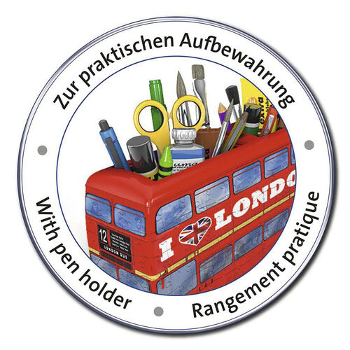 RAVENSBURGER - PUZLE 3D AUTOBÚS DE LONDRES 216 PIEZAS