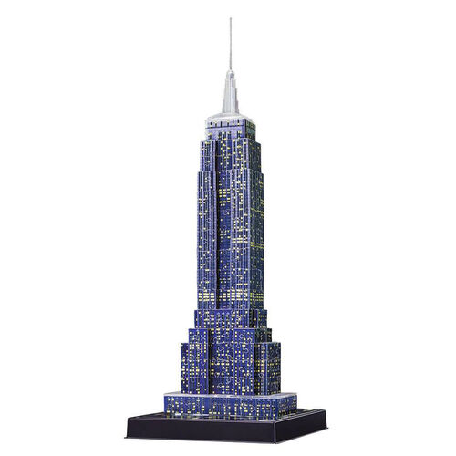 RAVENSBURGER PUZLE 3D EMPIRE STATE BUILDING DE NOCHE 216 PIEZAS