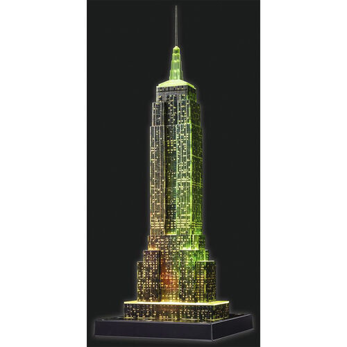 RAVENSBURGER PUZLE 3D EMPIRE STATE BUILDING DE NOCHE 216 PIEZAS