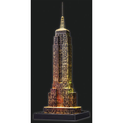 RAVENSBURGER PUZLE 3D EMPIRE STATE BUILDING DE NOCHE 216 PIEZAS