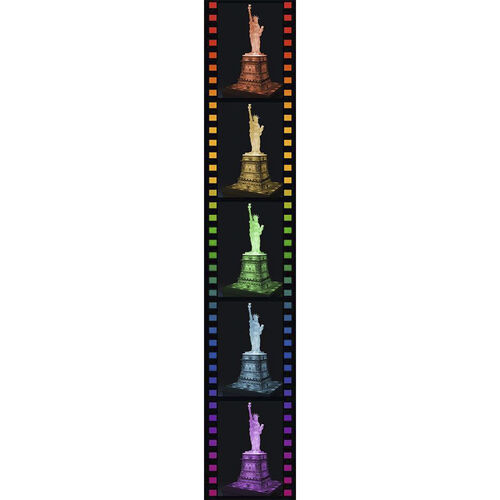 RAVENSBURGER PUZLE 3D ESTATUA DE LA LIBERTAD DE NOCHE 180 PIEZAS