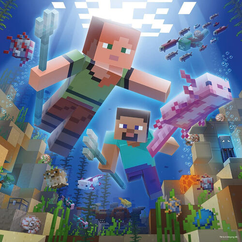 Ravensburger Puzle Minecraft Biomas 3x49 Piezas