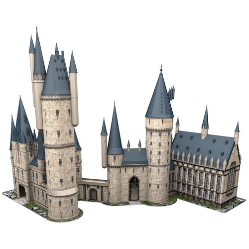 RAVENSBURGER - PUZLE 3D CASTILLO DE HOGWARTS: GRAN SALÓN + TORRE DE ASTRONOMIA 1245 PIEZAS