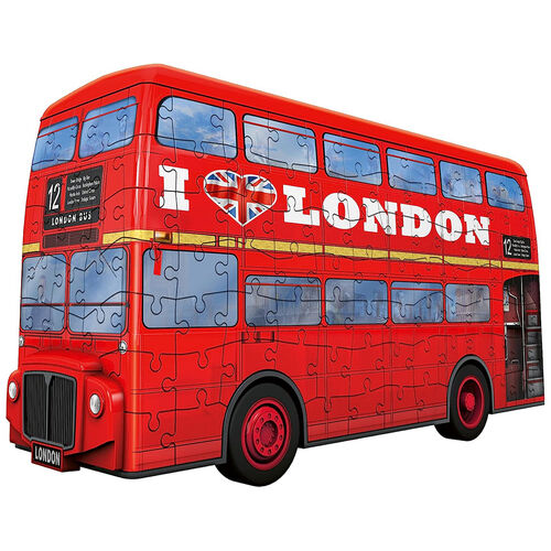 RAVENSBURGER - PUZLE 3D AUTOBÚS DE LONDRES 216 PIEZAS