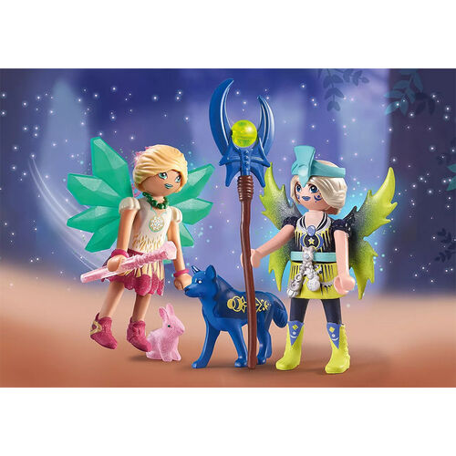 PLAYMOBIL - AYUMA: CRYSTAL Y MOON FAIRY CON ANIMALES DEL ALMA