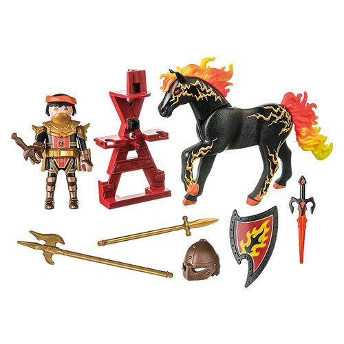 Playmobil Burnham Raiders: Caballero de Fuego