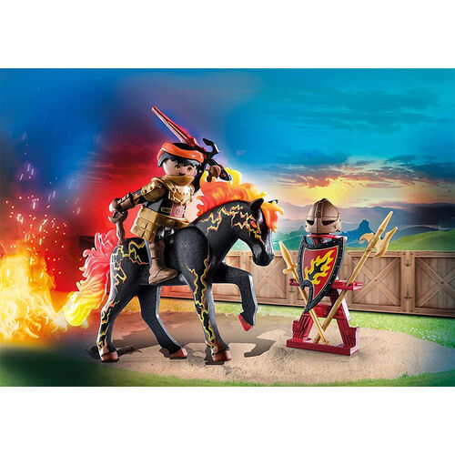 Playmobil Burnham Raiders: Caballero de Fuego