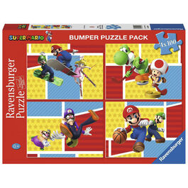 Ravensburger Puzle Super Mario 4x100 Piezas