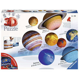 RAVENSBURGER PUZLE 3D - SISTEMA PLANETARIO 522 PIEZAS