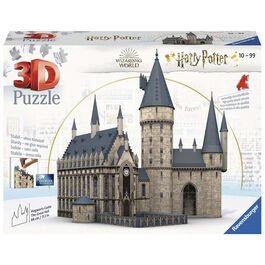 RAVENSBURGER - PUZLE 3D CASTILLO DE HOGWARTS: GRAN SALÓN 630 PIEZAS