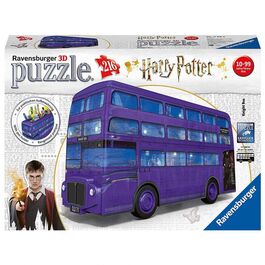 Ravensburger Puzle 3D Autobús Noctámbulo 216 Piezas - portalápices