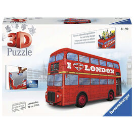 RAVENSBURGER - PUZLE 3D AUTOBÚS DE LONDRES 216 PIEZAS