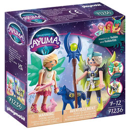 PLAYMOBIL - AYUMA: CRYSTAL Y MOON FAIRY CON ANIMALES DEL ALMA