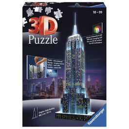 RAVENSBURGER PUZLE 3D EMPIRE STATE BUILDING DE NOCHE 216 PIEZAS