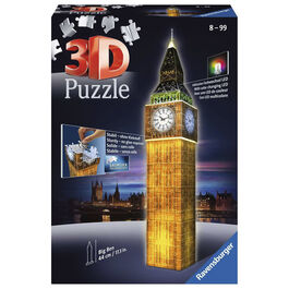 RAVENSBURGER PUZLE 3D BIG BEN DE NOCHE 216 PIEZAS