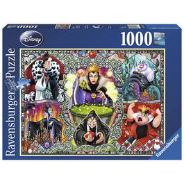 RAVENSBURGER - PUZLE VILLANAS DE DISNEY 1000 PIEZAS