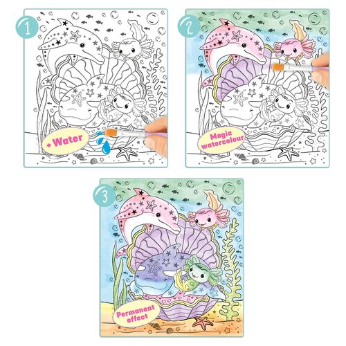 Top Model Libro de Acuarelas Mermaid