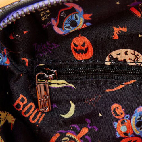 FUNKO LOUNGEFLY DISNEY: LILO & STITCH - BOLSO STITCH EN CARAMELO DE HALLOWEEN