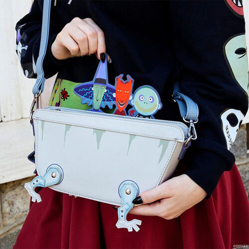 FUNKO LOUNGEFLY DISNEY: PESADILLA ANTES DE NAVIDAD - BOLSO LOCK, SHOCK Y BARREL